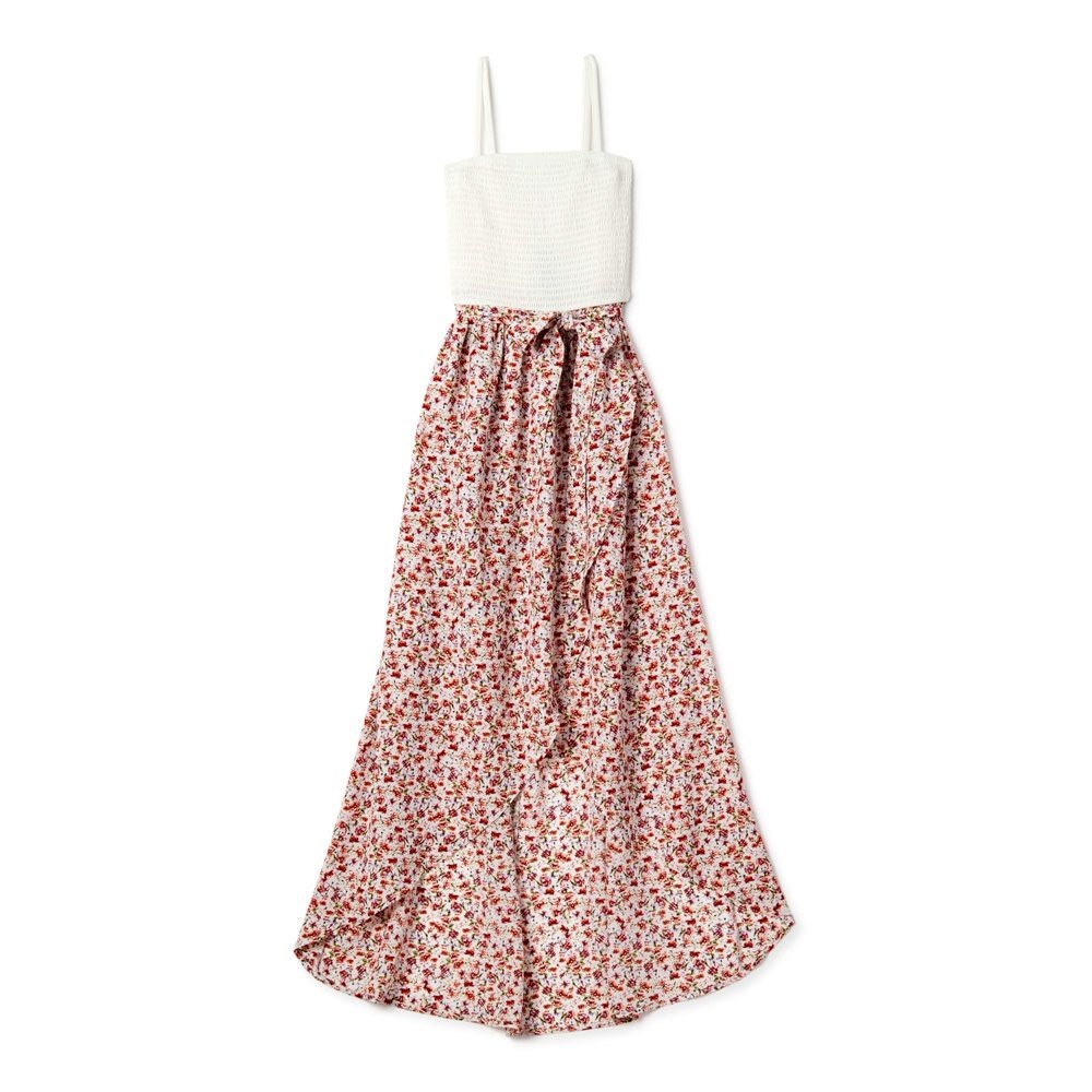 No Boundaries Floral Smocked Tank Maxi Dress L